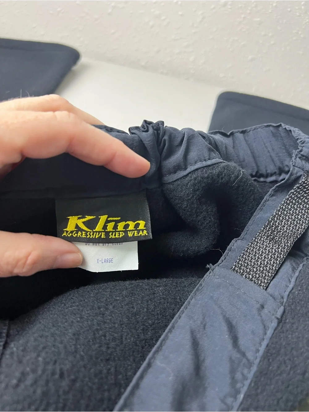 Klim NWT Everest Men’s XL Fleece Cargo Layering Winter Riding Black Outdoor Pant